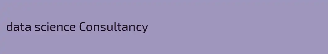 data science Consultancy